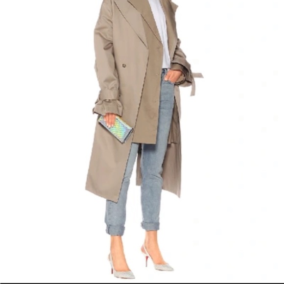 Christian Louboutin Clare Silver Glitter and White Heel Slingback, Size 42! - Picture 13 of 14